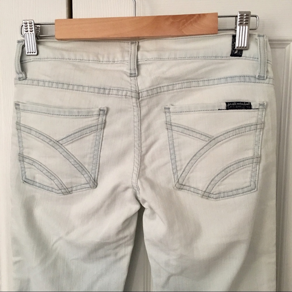 7 For All Mankind Straight Leg Low Rise - Picture 2 of 6